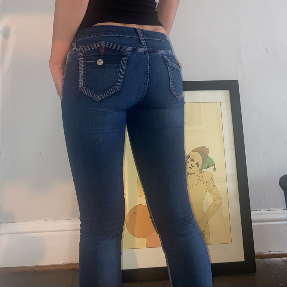 G by Guess super low-rise bootcut jeans